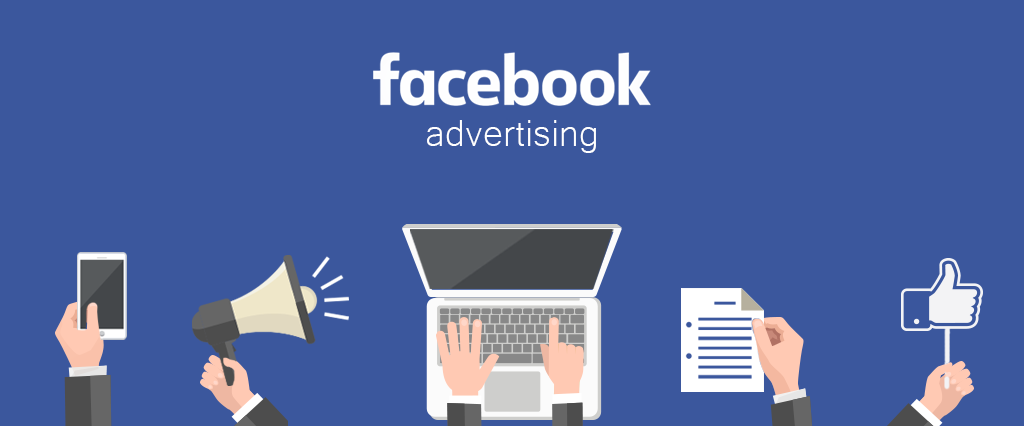 Imagen referente a Facebook Ads con iconos de campañas